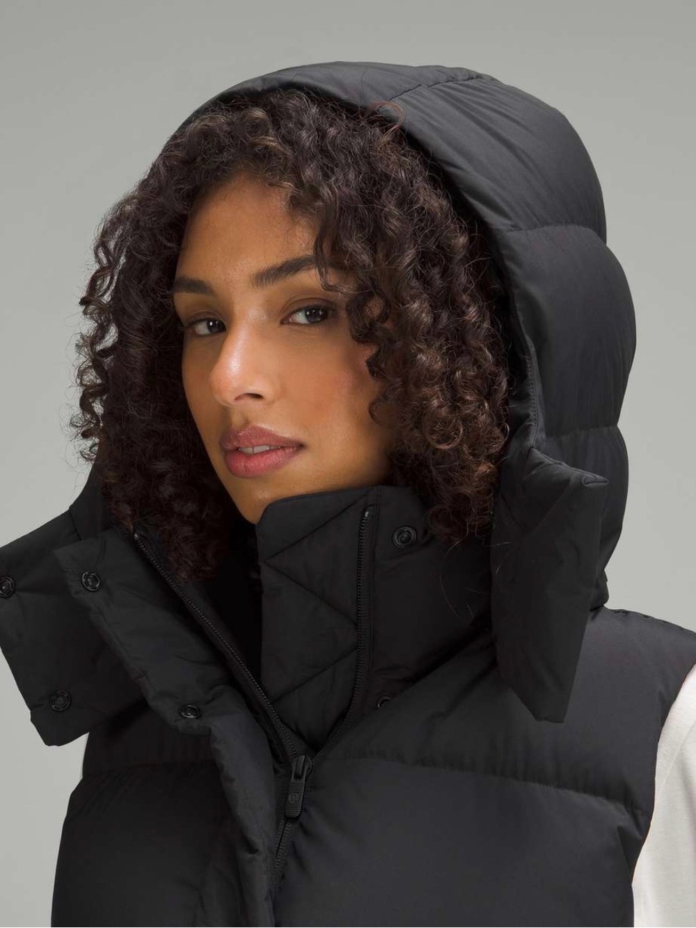 Lululemon Athletica Wunder Puff Super Cropped Vest Black Size 12